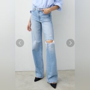 AYR Light Blue Flare & Wide Leg Jeans - secret sauce